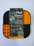 Licki Mat Slomo Slow Feeder - Orange & Black
