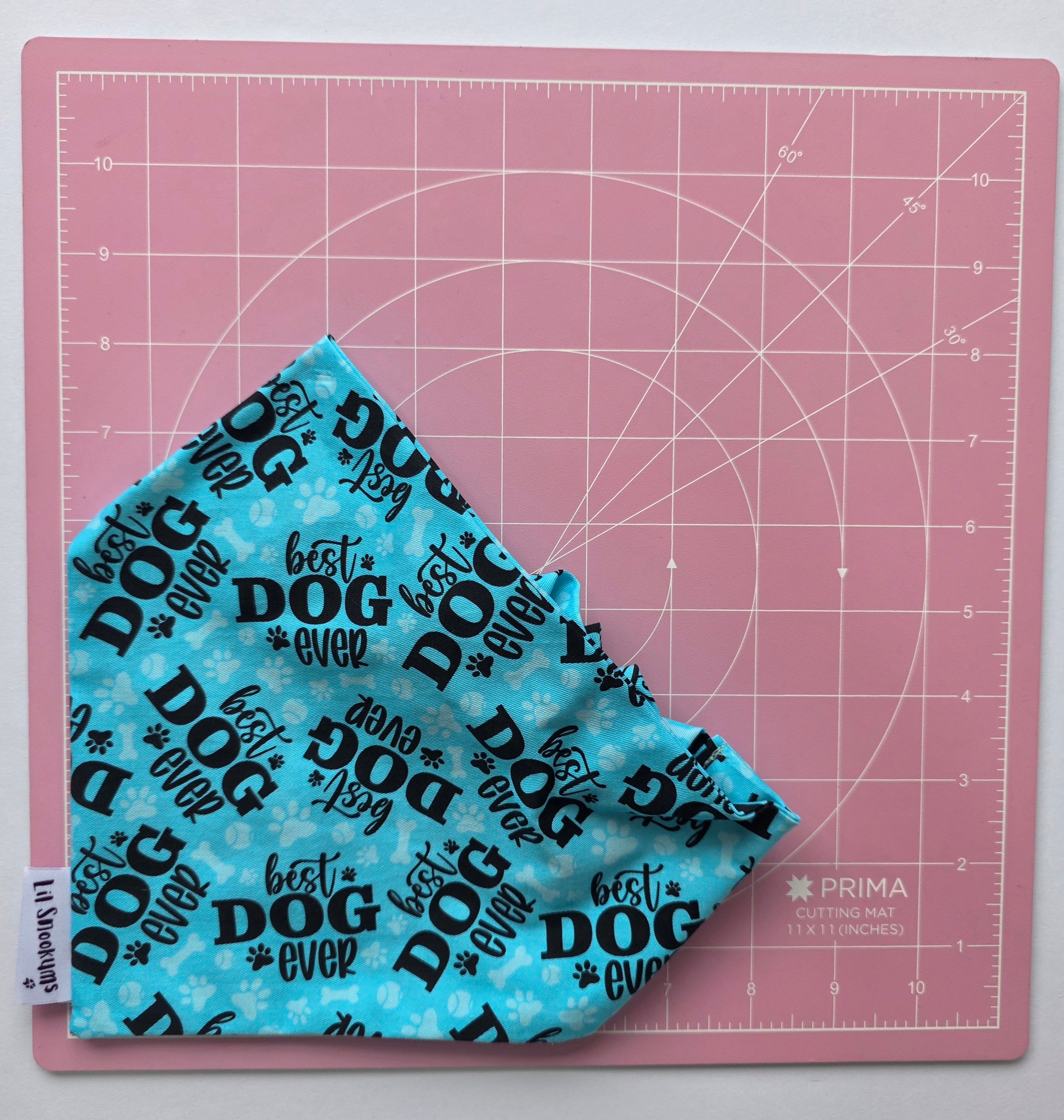 Scrunchie Back Best Dog Bandana