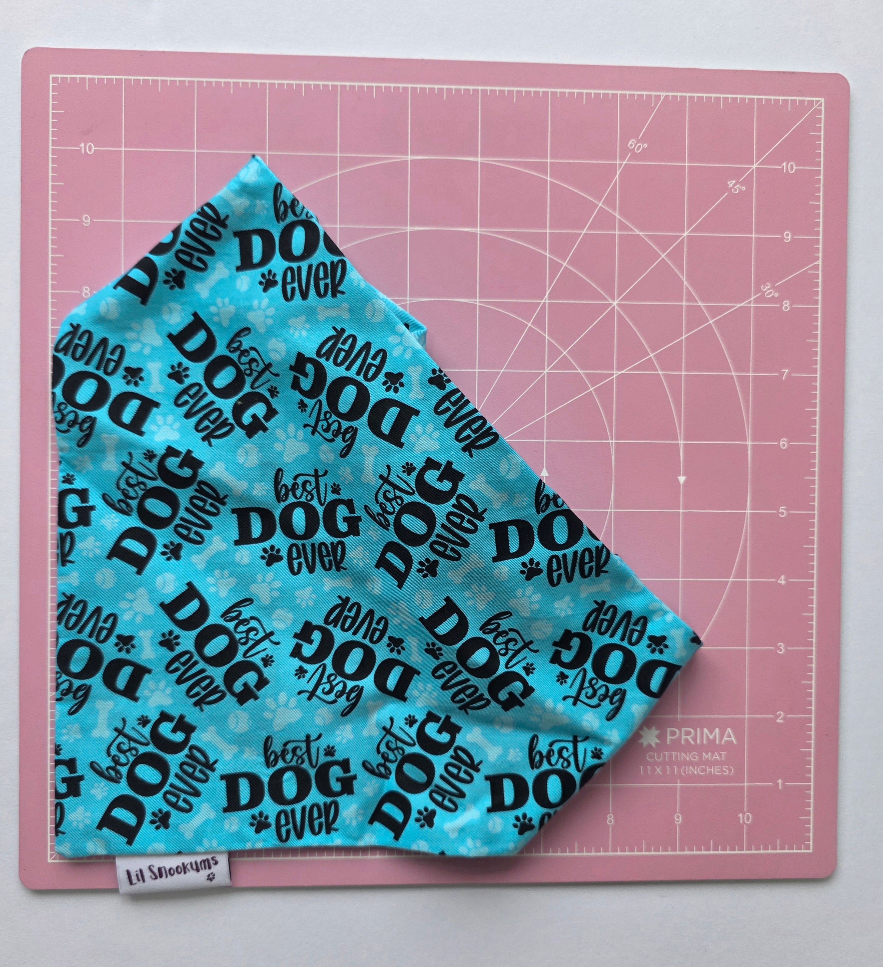 Scrunchie Back Best Dog Bandana
