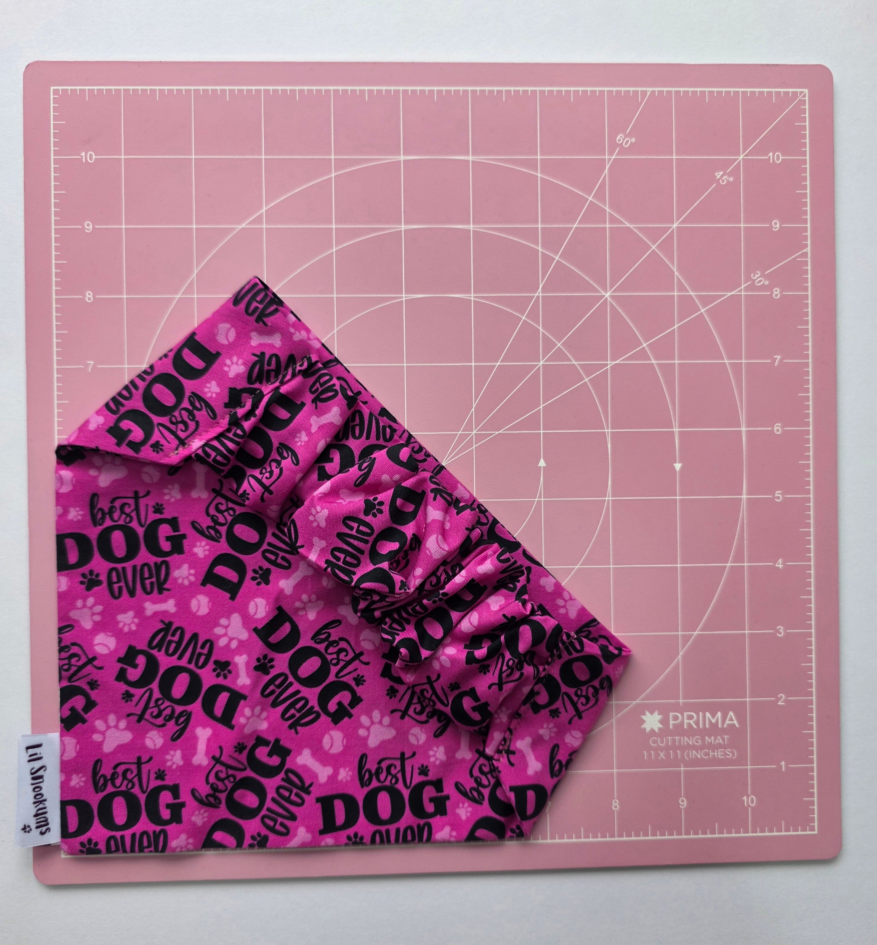 Scrunchie Back Best Dog Bandana