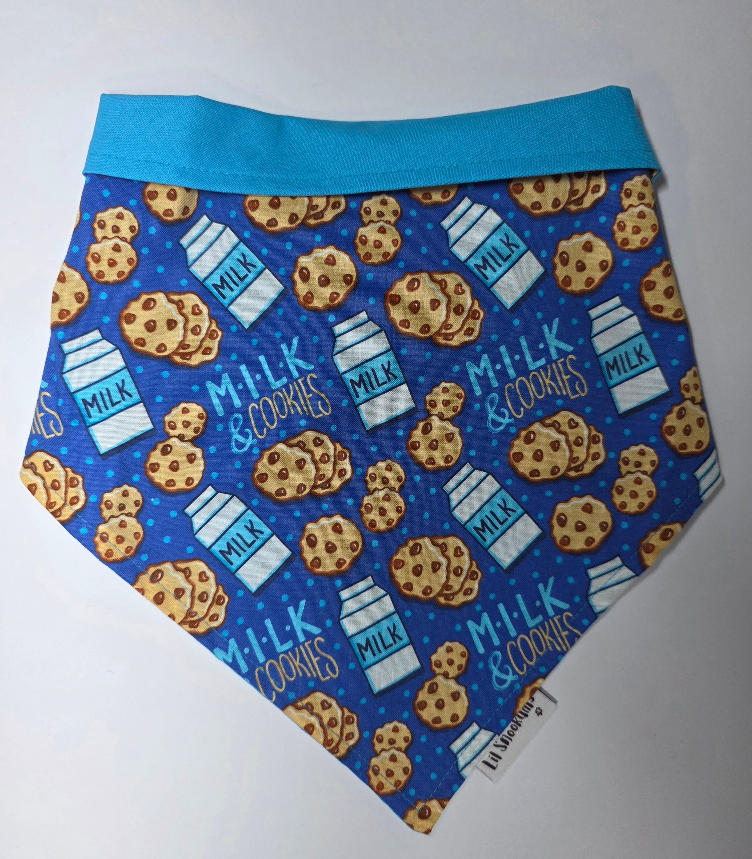 Milk & Cookies Tie Up Bandana