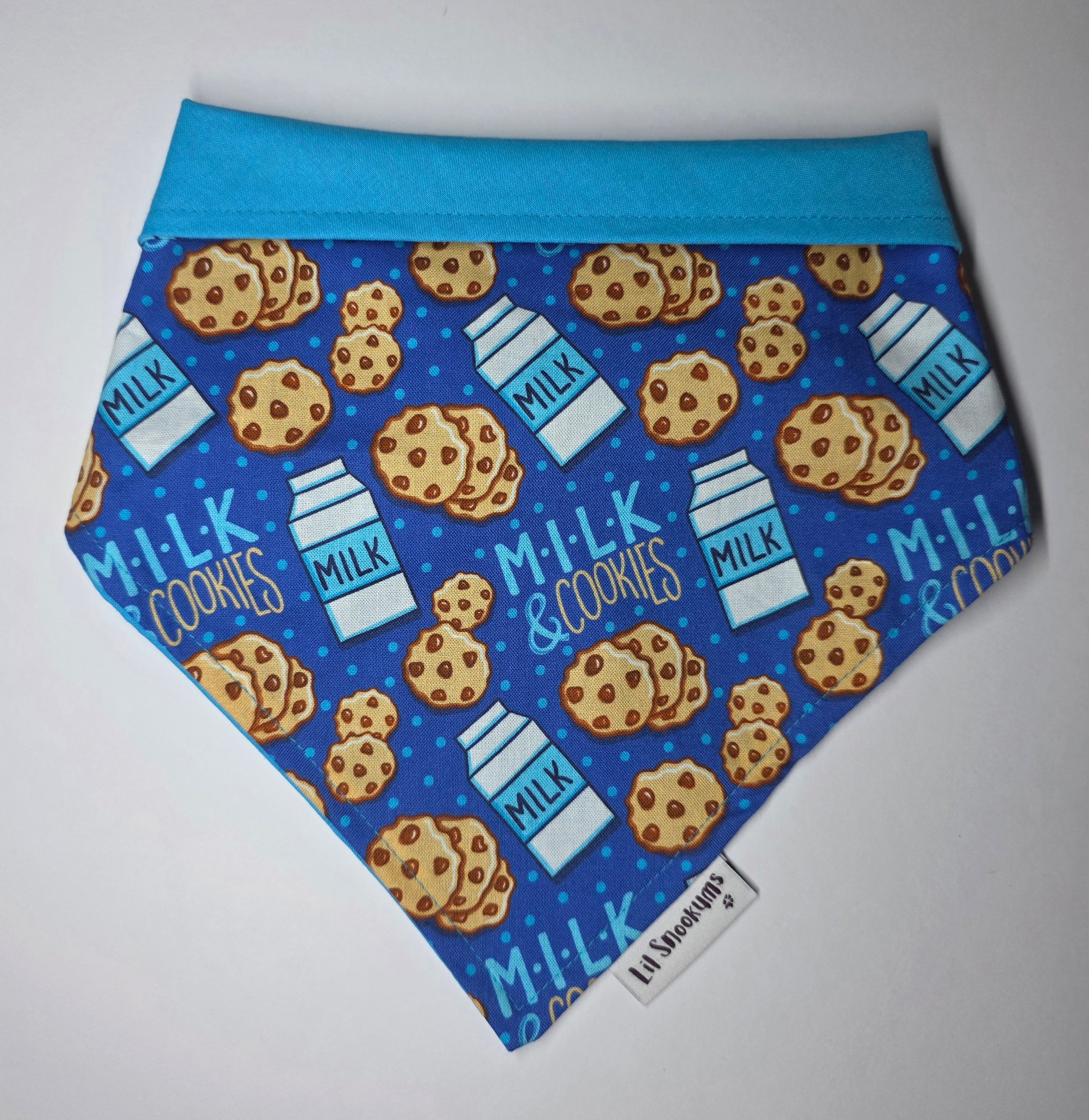 Milk & Cookies Tie Up Bandana