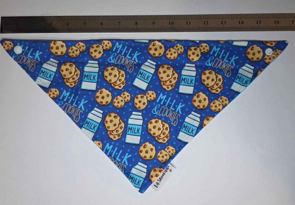 Milk & Cookies Tie Up Bandana
