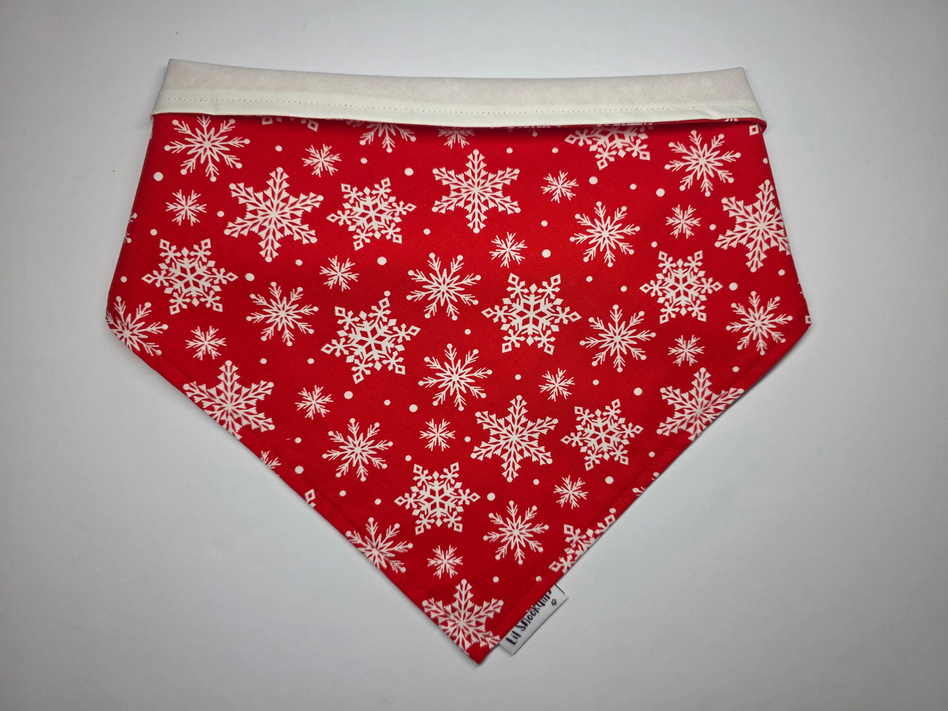 Snow Flake Tie Up Bandana
