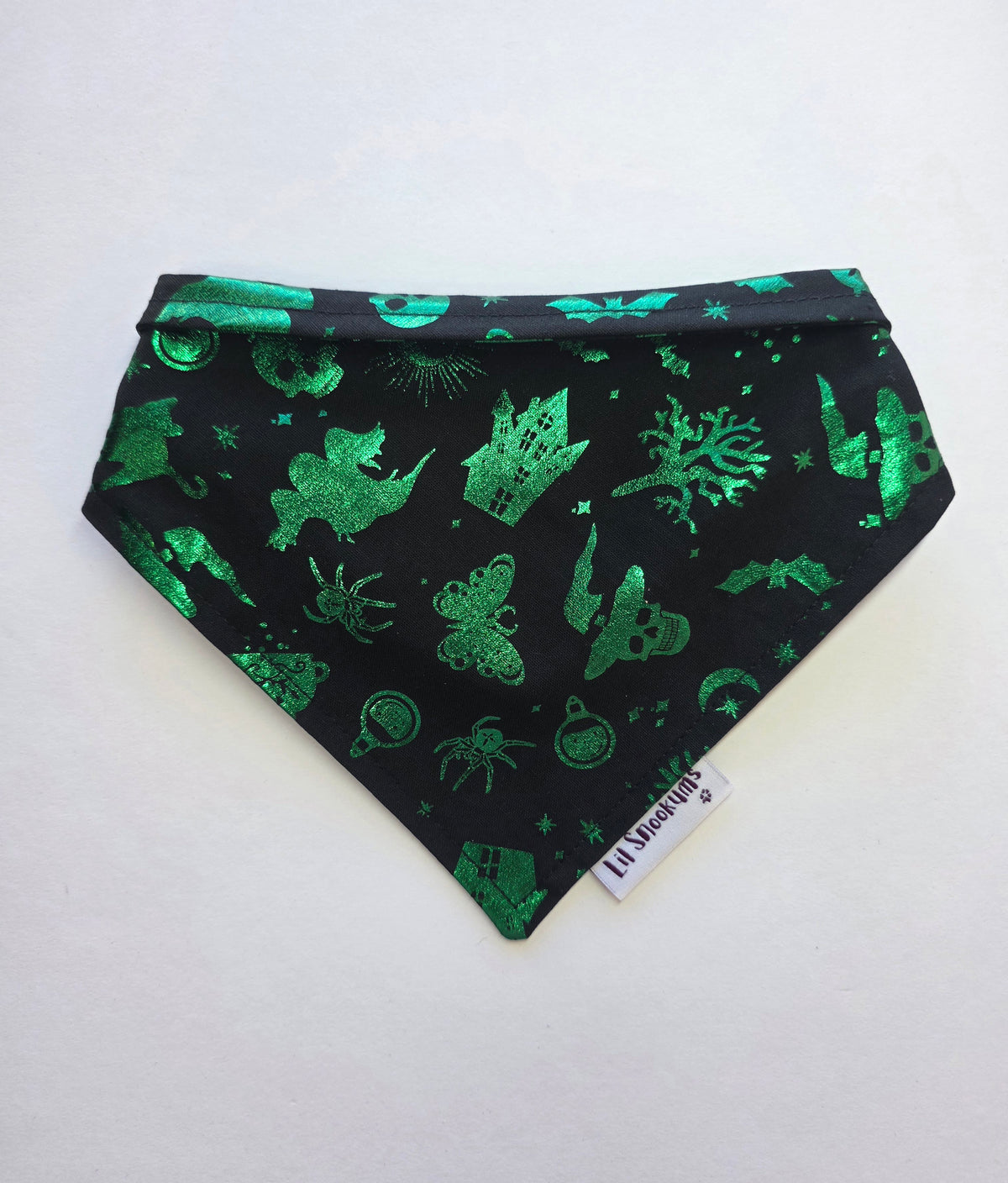 Halloweeen - Green Print Tie up Bandana