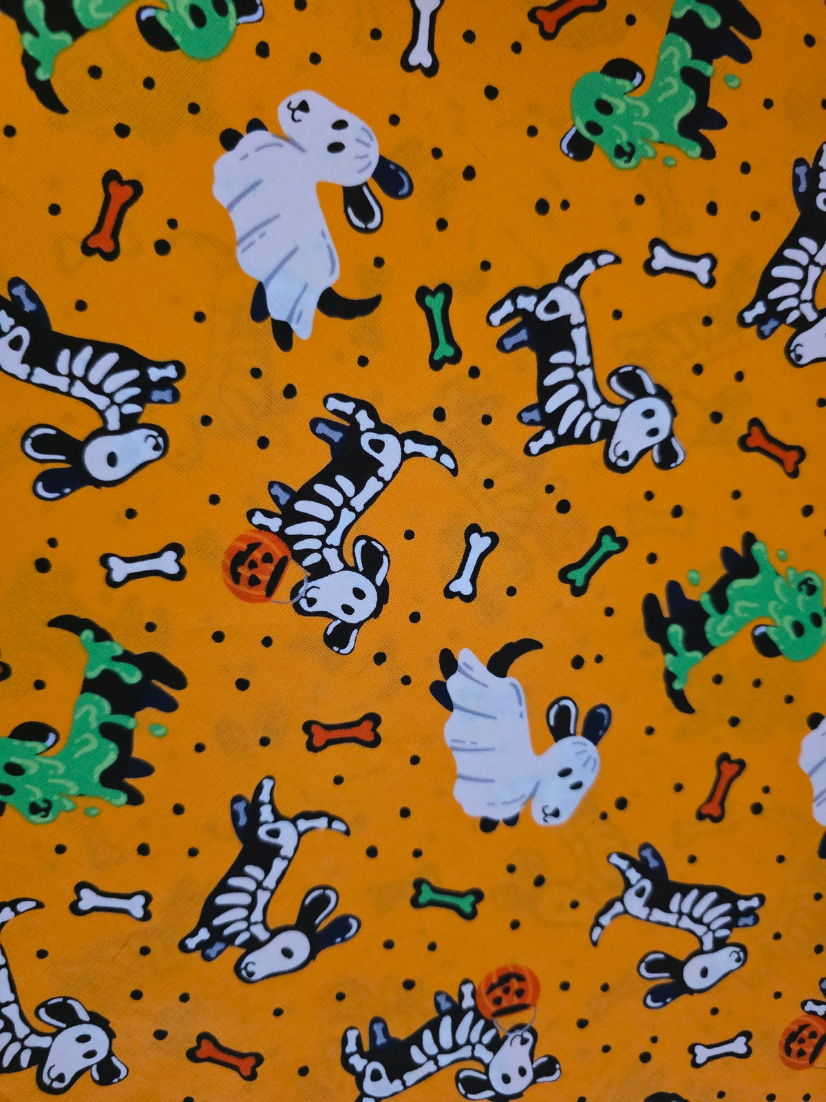 Halloween - Glow in the Dark Tie up Bandana