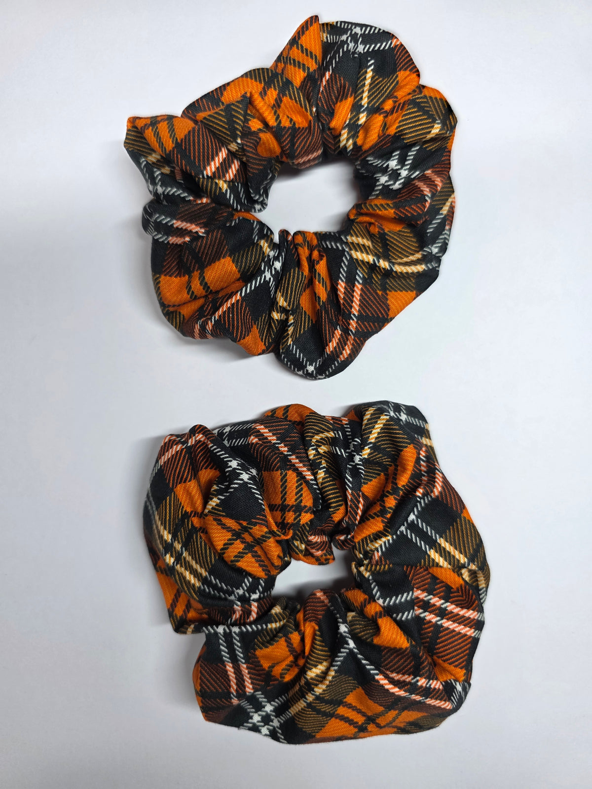 Halloween - Plaid Scrunchie