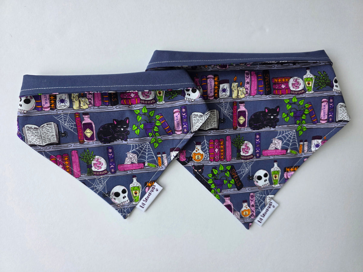 Halloween Spellbooks Tie up Bandana