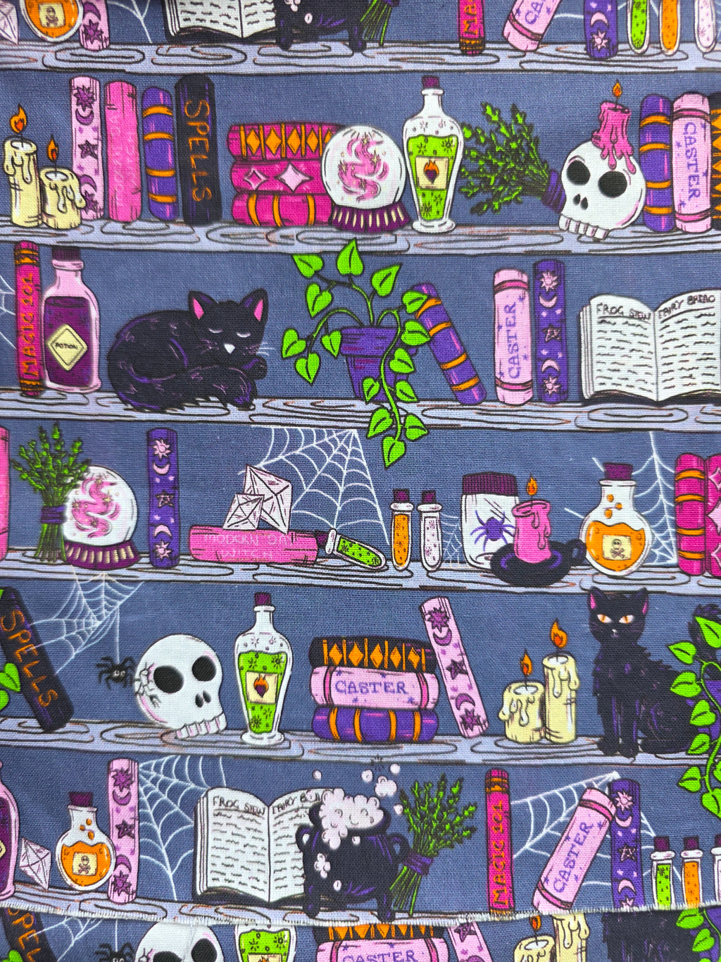 Halloween Spellbooks Tie up Bandana
